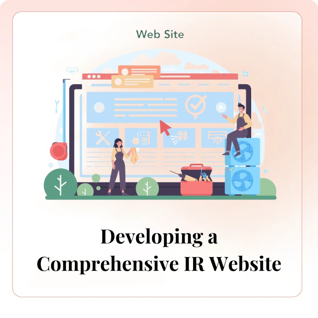 Developing a Comprehensive IR Website