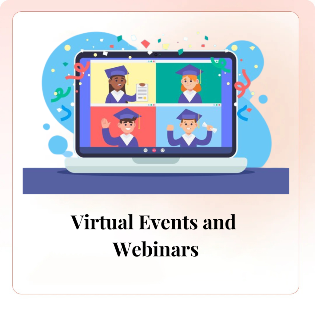 Virtual Events and Webinars