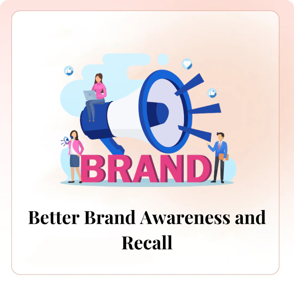 Better Brand Awareness and Recall